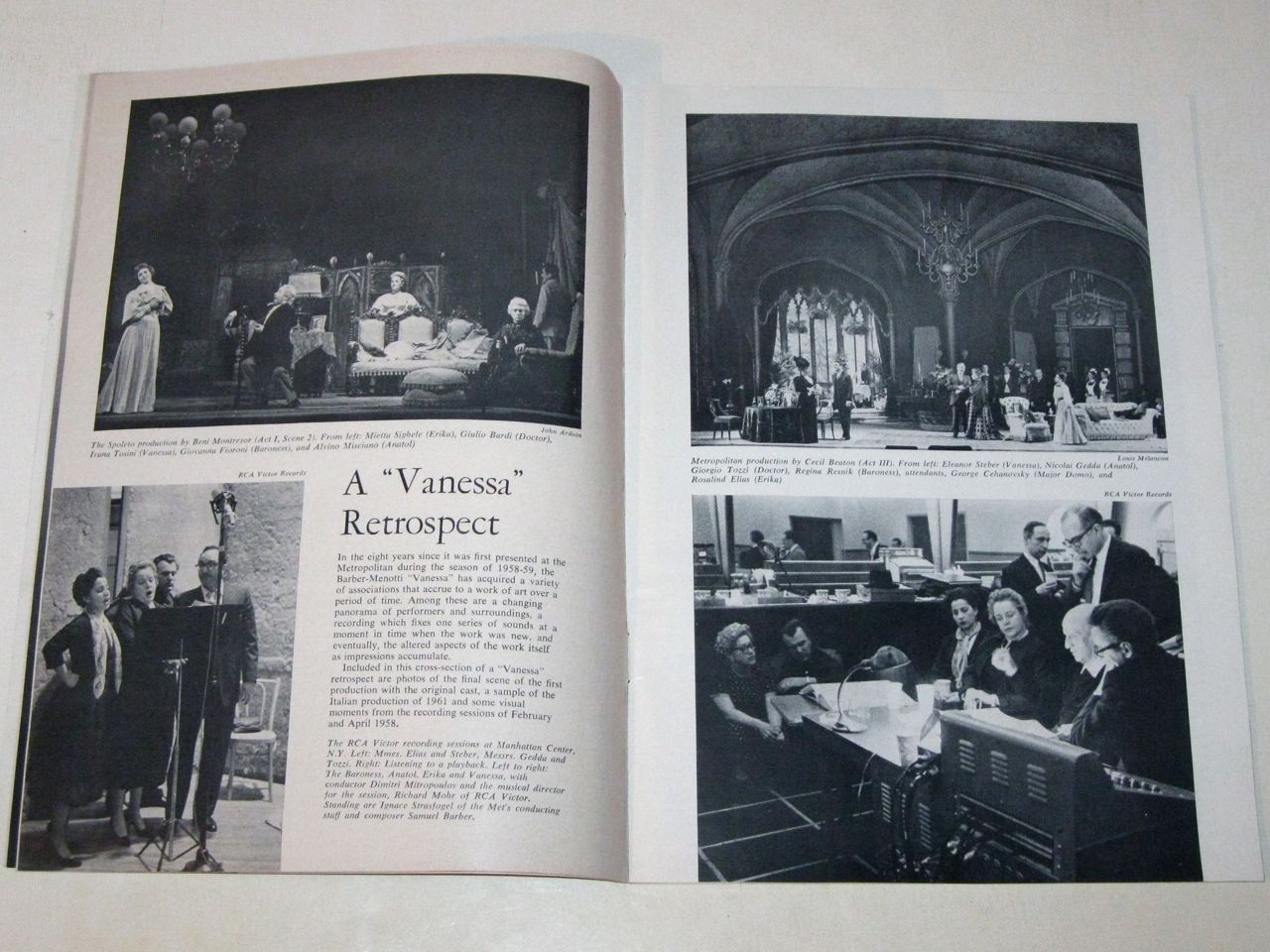 Rare 1965 Puccini TURANDOT Metropolitan Opera LINCOLN CENTER Program & Tickets!