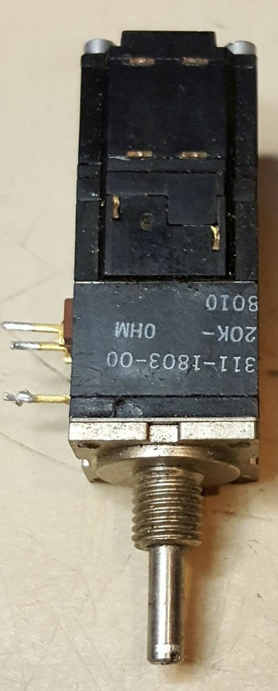 One Tektronix 20K Potentiometer with push button switch 311-1803-00