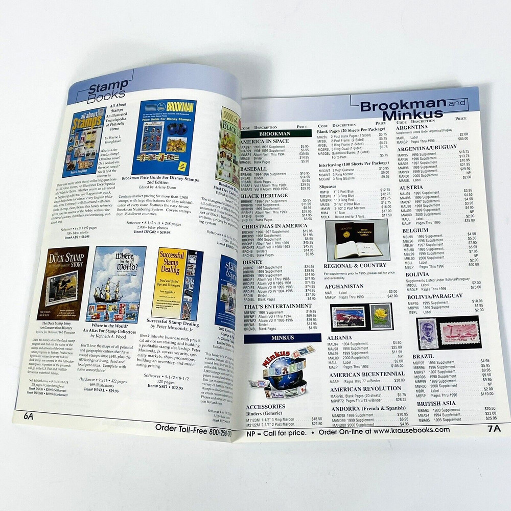 philatelic books & products fall 2001 catalog