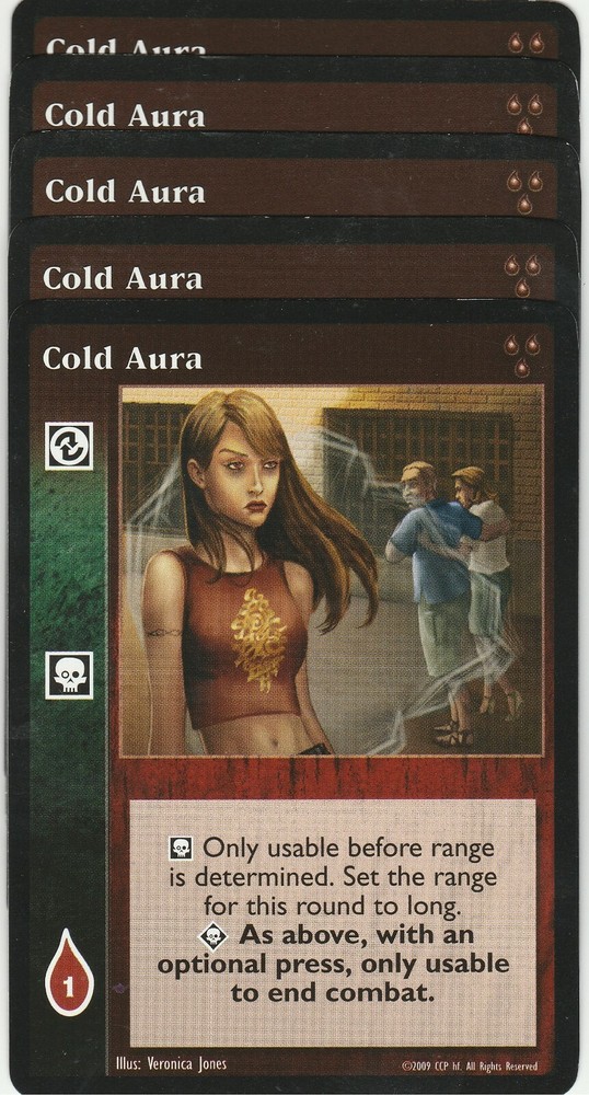 Cold Aura x5 HttB Jyhad VTES