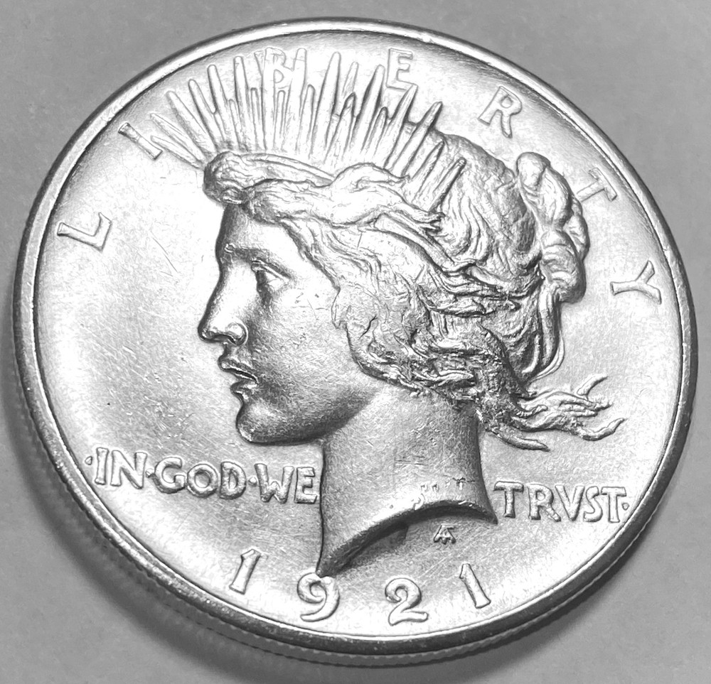 1921 Peace Dollar * Gem BU++  * Extra Strong Strike