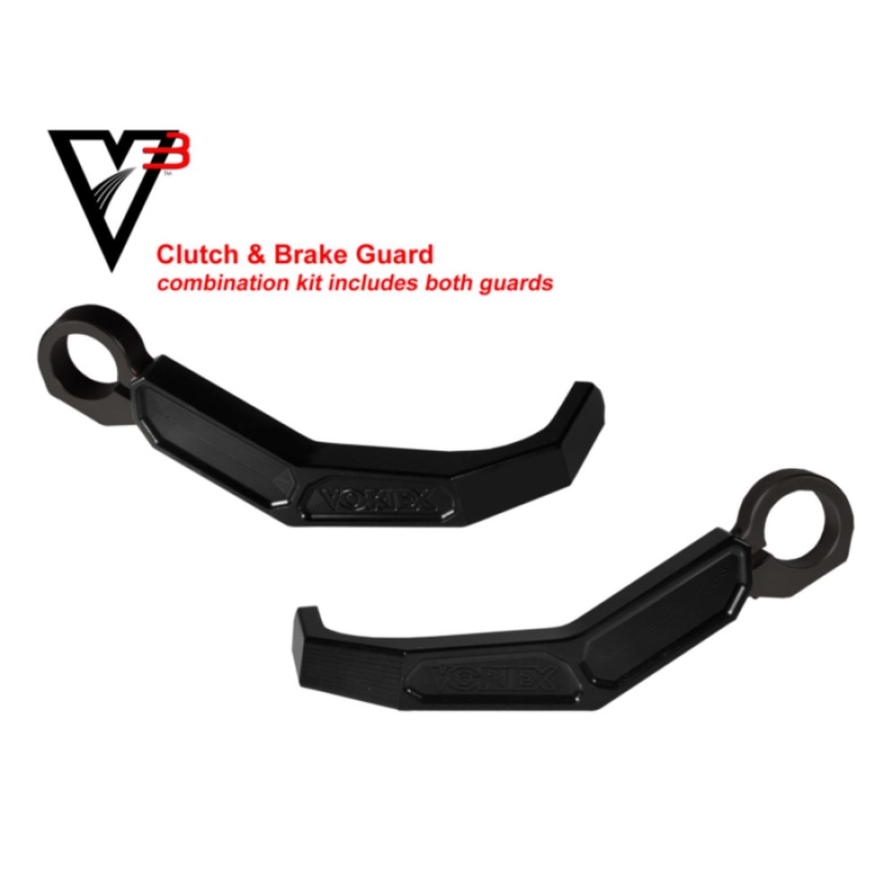 Vortex Brake/Clutch Lever Guard Set Black BCG101