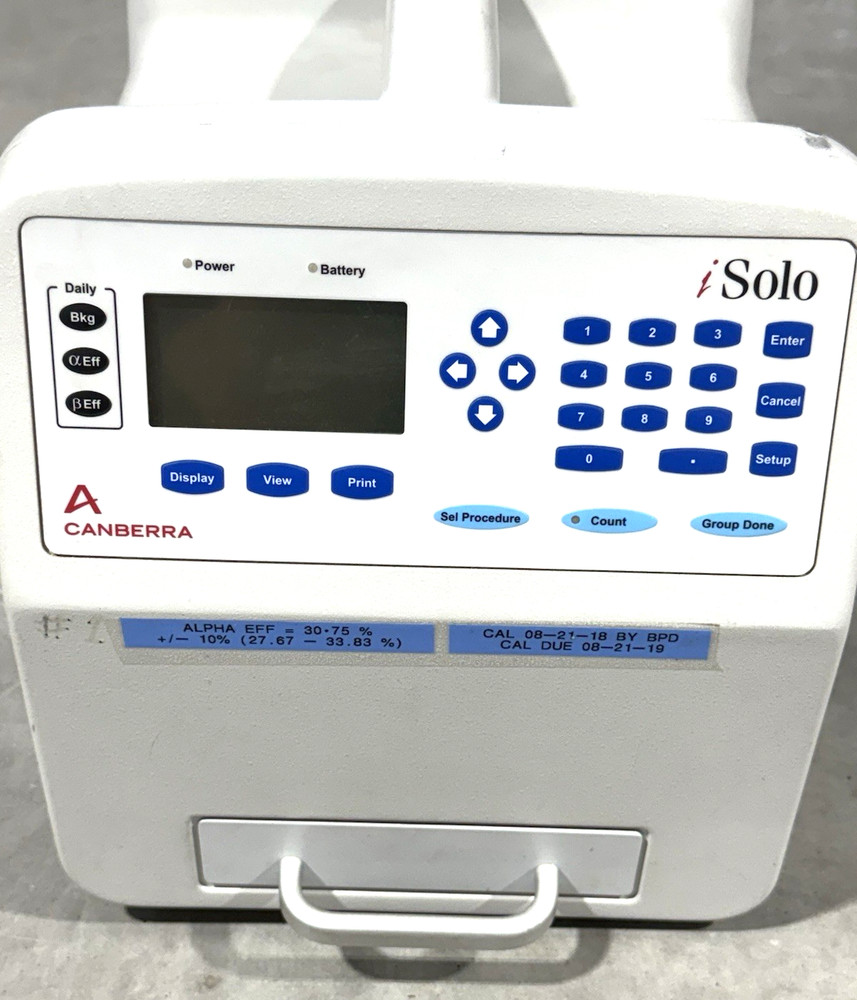 Mirion Canberra iSolo Alpha/Beta Counting System *TESTED*