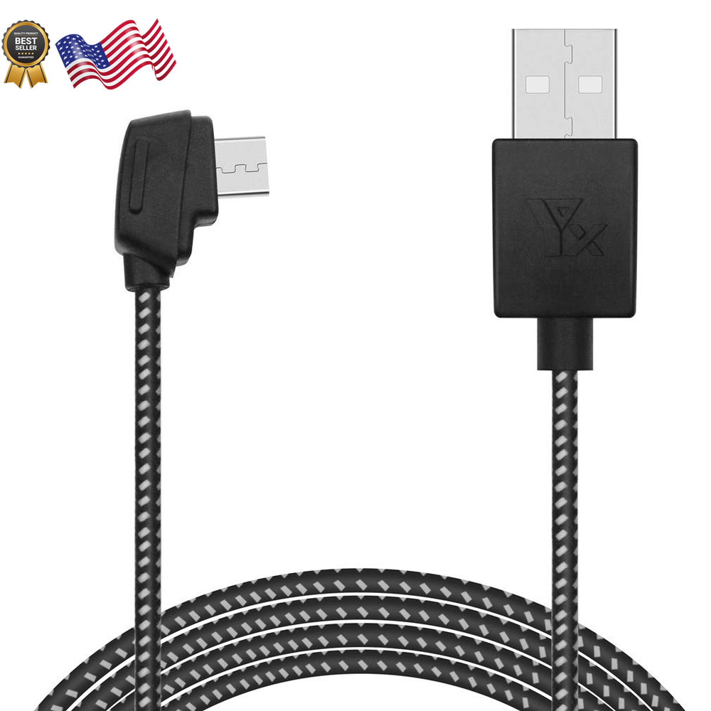 Nylon Braided Remote Controller USB Charging Cable Cord for DJI Mavic 2 Pro/Zoom