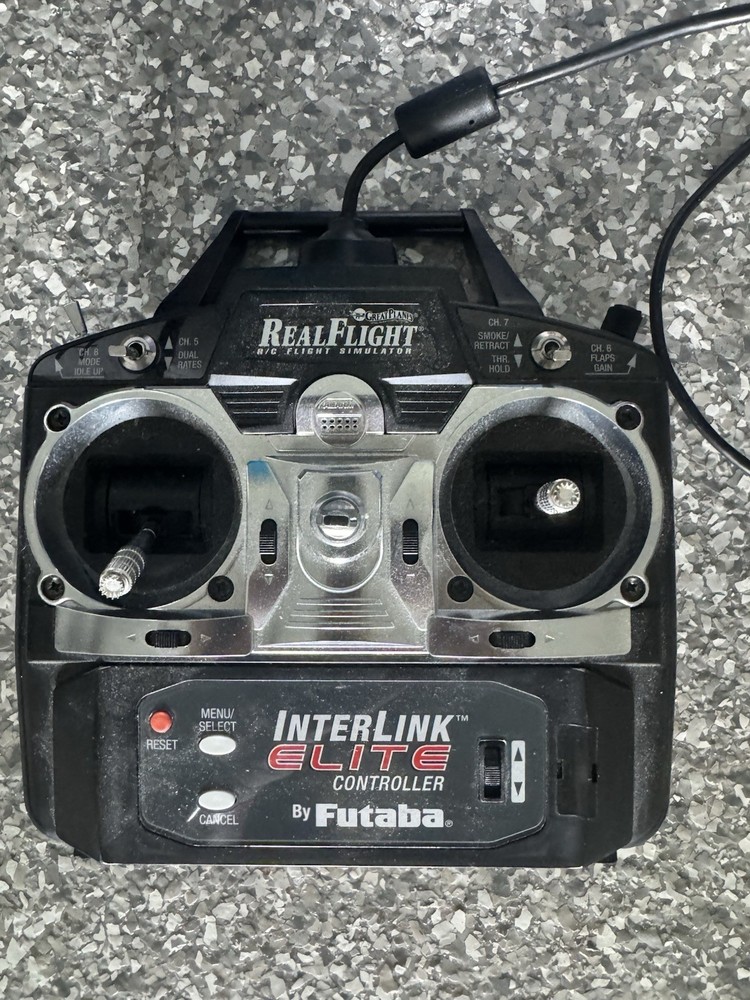 Real Flight RC Flight Simulators Interlink- Controllers-Great Planes X2
