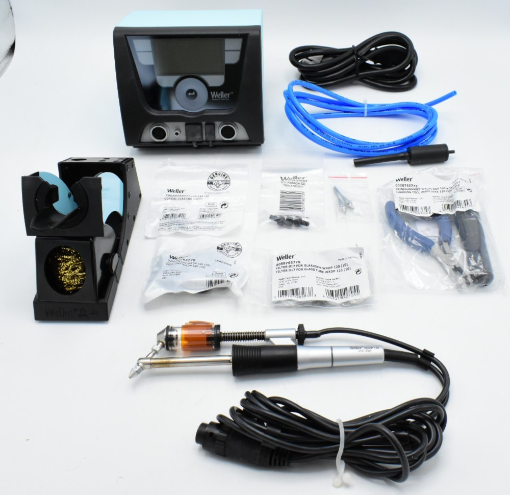 Weller WXD2010 2-Channel Desoldering Station with WXDP120 Iron + WDH70 Stand