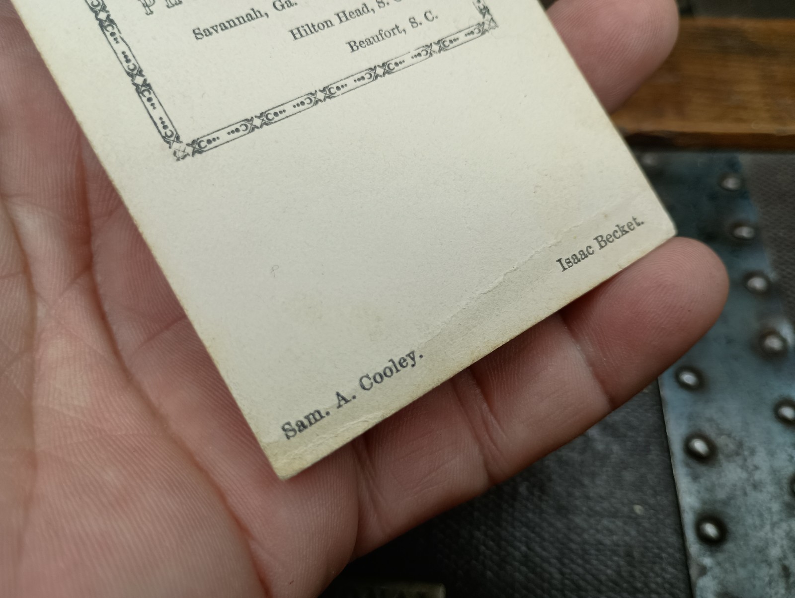 RARE CDV CONFEDERATE Captain W/ Sword South Carolina Photographer Cooley/Becket