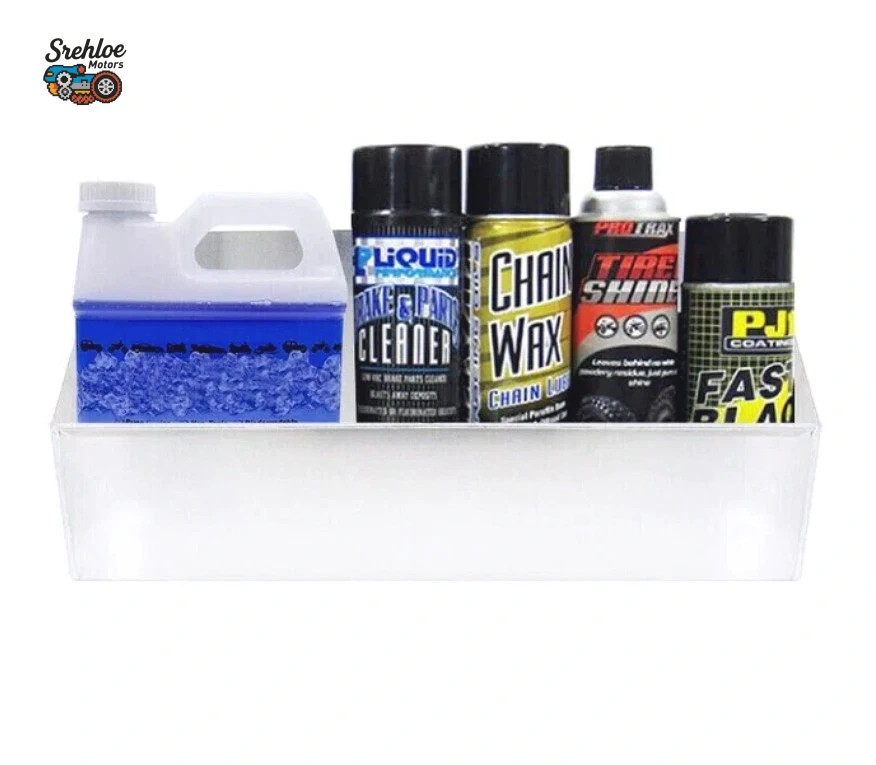 Aluminum Multi Use Cabinet Holder Storage Organizer For Trailer Garage Silver