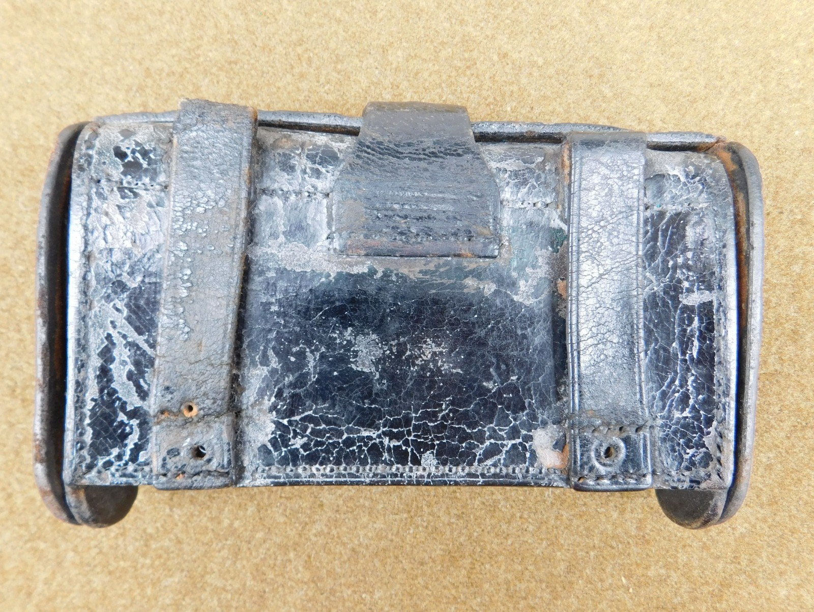 RARE ORIGINAL INDIAN WARS USM U.S. MARINE CORPS M1874 MCKEEVER CARTRIDGE BOX