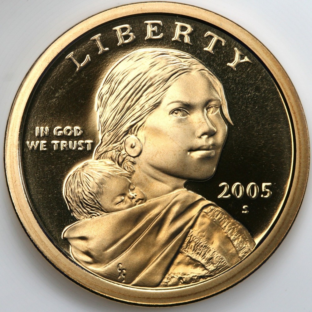 2005 S Gem DCam Proof Sacagawea Dollar