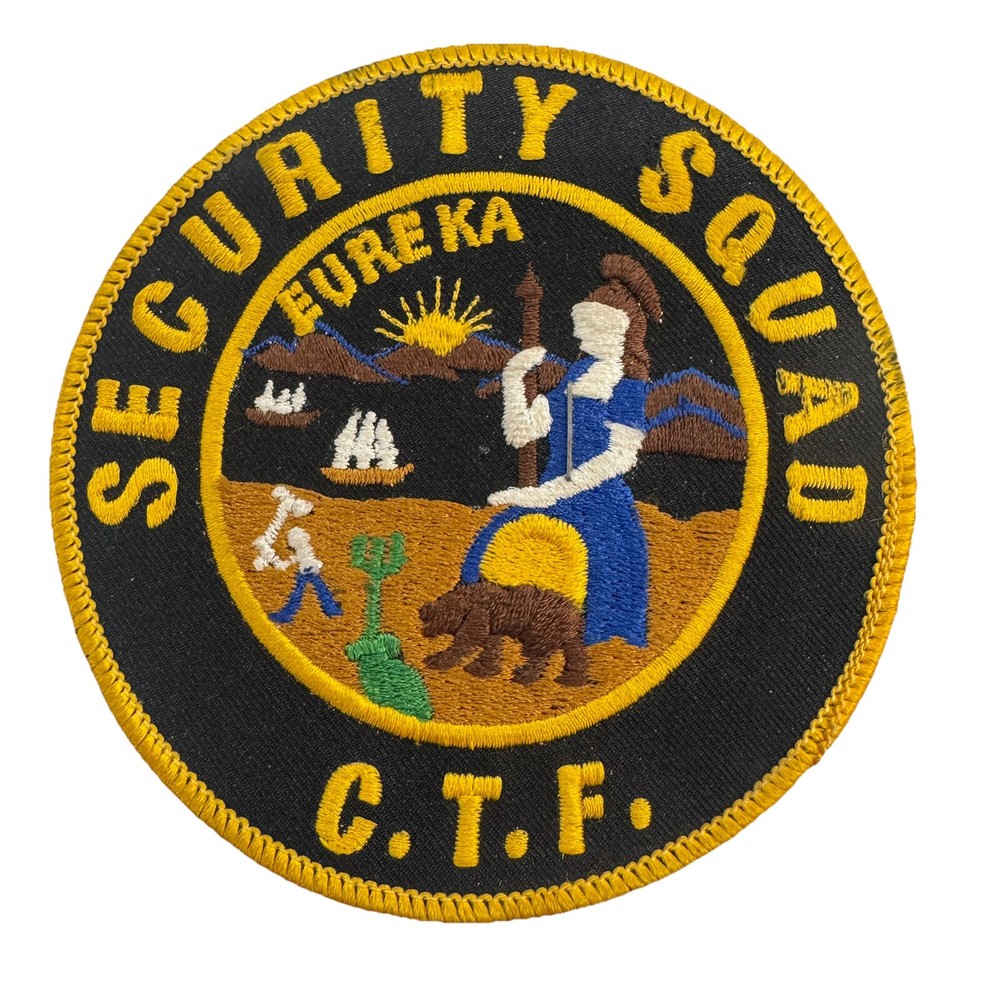 Vintage Security Squad Eureka C.T.F. 4” Round Patch