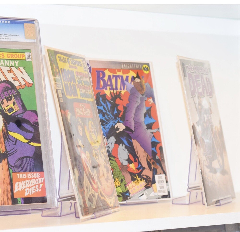 ComicMount™ Invisible Comic Book Display Shelf Stand and Wall Mount