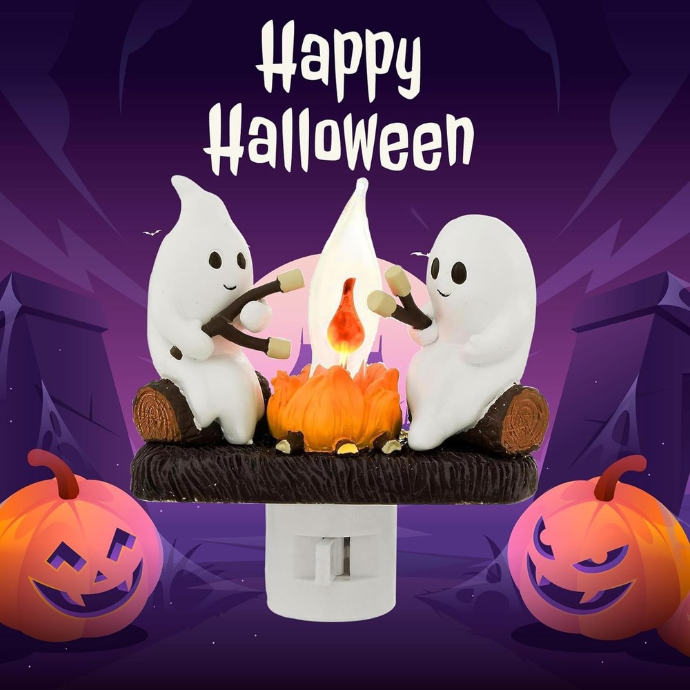Ghost Campfire Nightlight Halloween Ghost