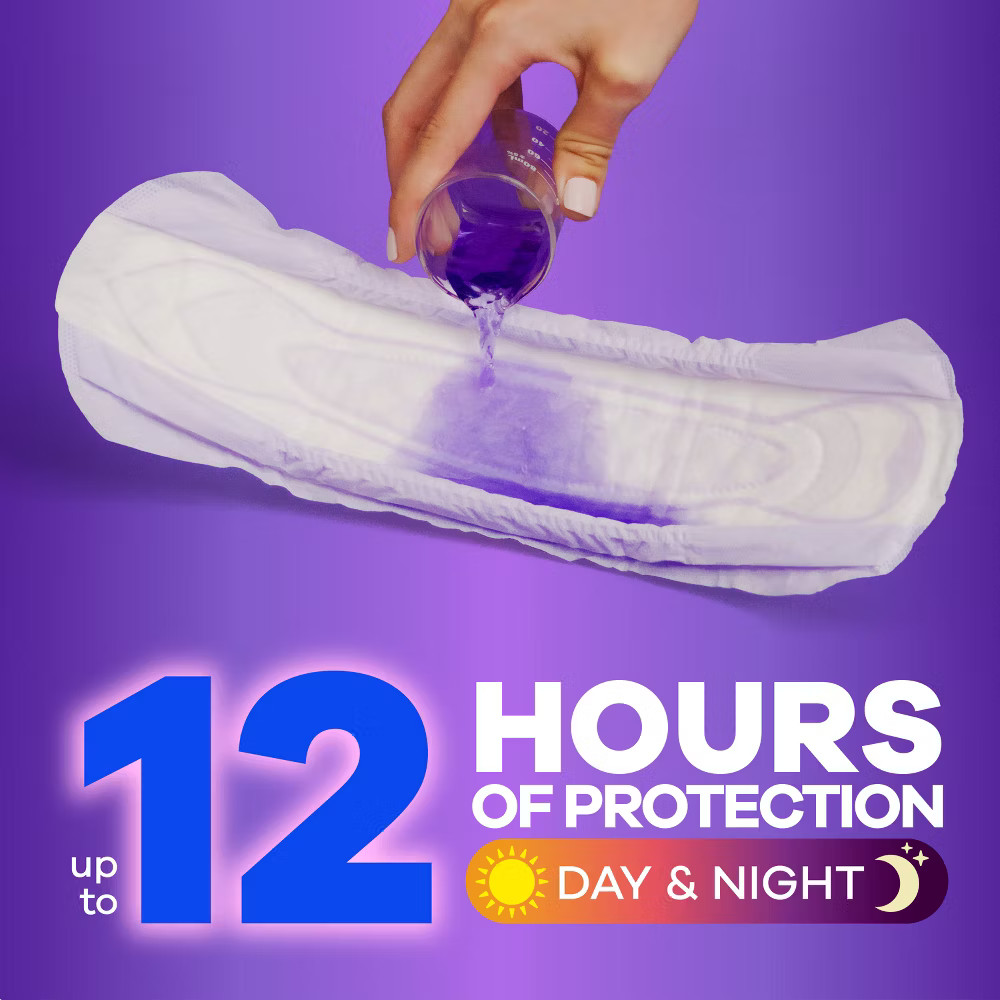 Always Discreet Moderate Long Absorbency 4 Drop Base Pads - 162ct