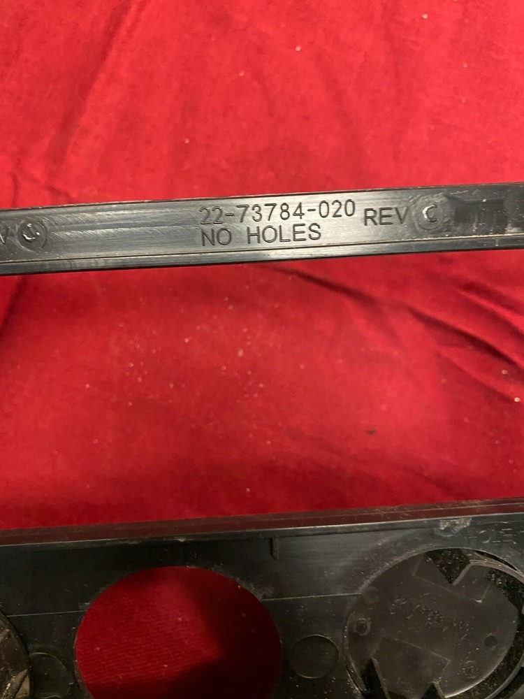TRIM PANEL FREIGHTLINER CASCADIA , 22 73671 000 WITH TEMPERATURE CONTROL KNOBS