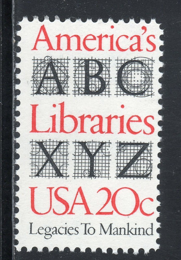 2015 * AMERICAS LIBRARIES * U.S. Postage Stamp MNH   ^