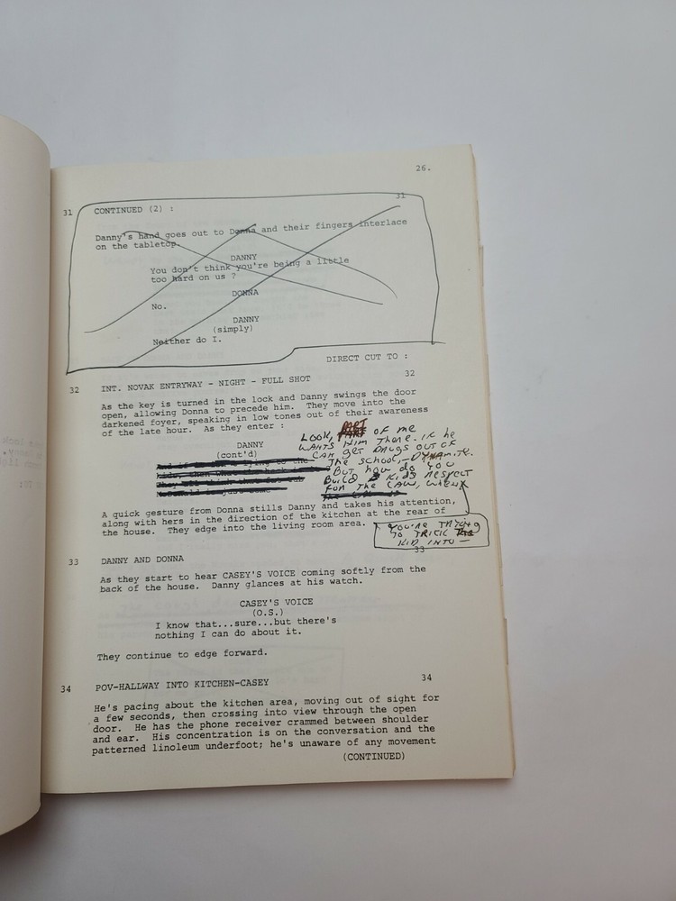 AMERICAN DREAM / Brian Cassidy 1981 TV Script, George Barrow "Crossing Patterns"