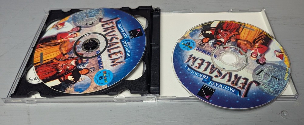 Pathways Through Jerusalem PC game 1995 Softkey Windows 95 MAC big box