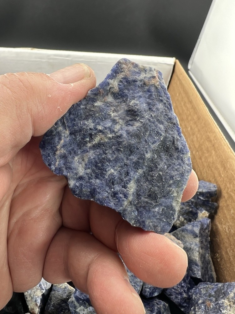 Rough Blue-Violet Sodalite Lapidary Grade or as Display 1 pound+