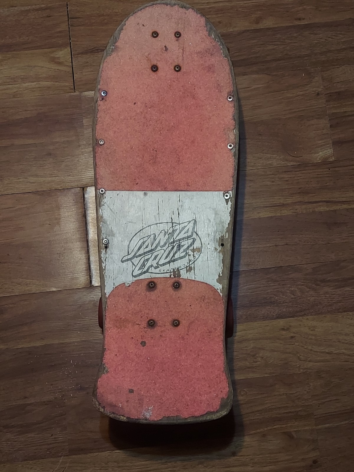 Vintage 80s OG Santa Cruz Slasher Skateboard 1980s Independent And Venture Truck