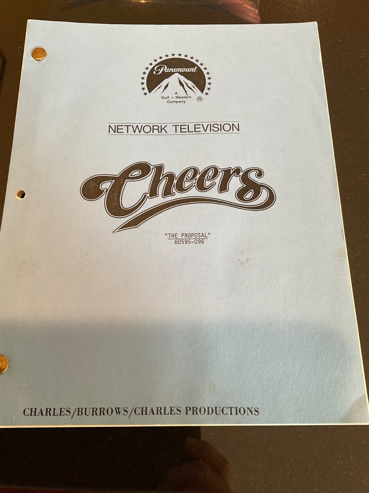 Original script *unique extras* CHEERS “The Propsal” 1986  TED DANSON