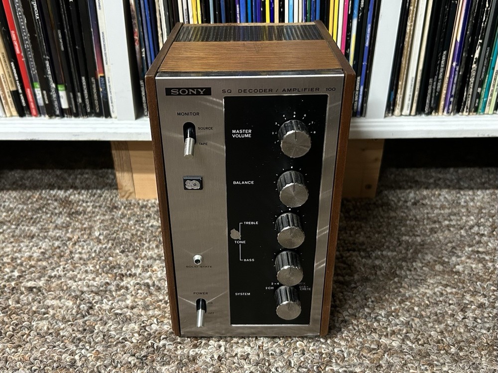 Sony SQA-100 Solid State SQ Decoder/Amplifier 2 Watts 2CH/ 2-4/ R-MTX