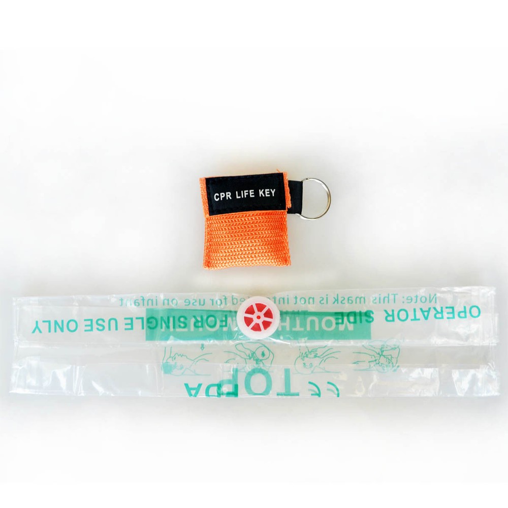 10 pcs CPR Keychain Face Shield CPR Face Mask For First Aid Training