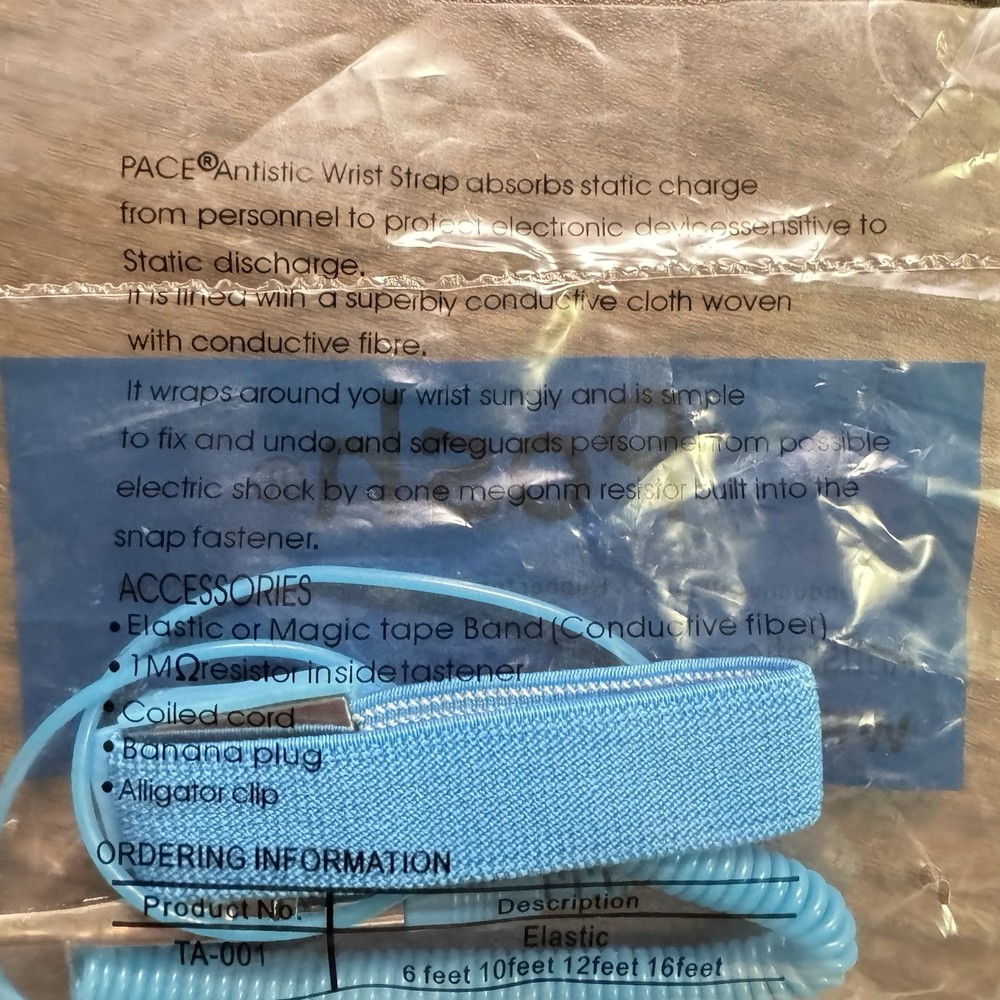 ESD Anti-Static Wrist Strap Components with Grounding Wire 4-Pack