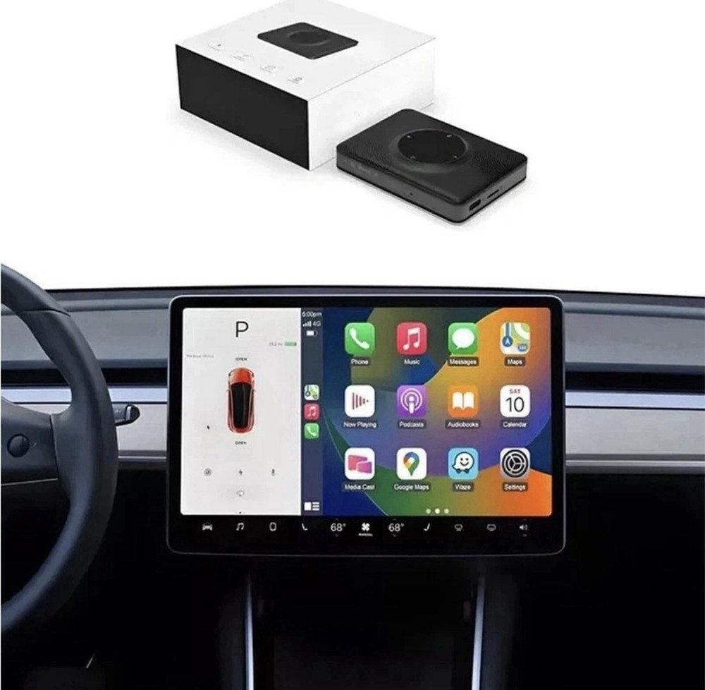 Wireless CarPlay Adapter Car link Kit  for Tesla – Plug & Play, Easy Setup