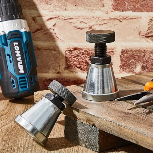 2pcs Adjustable Screw Jack 5 Ton for Milling Drilling Leveling Die Processing