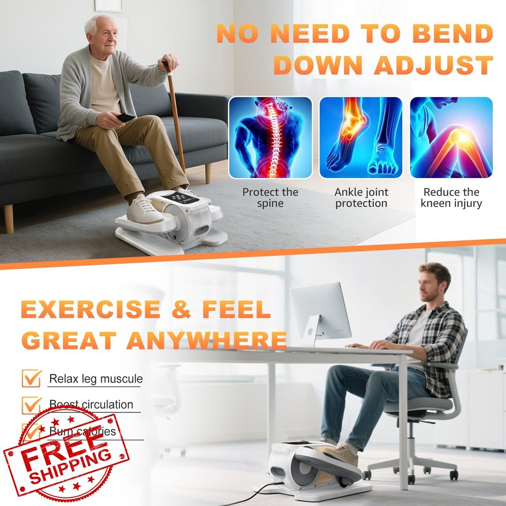 Mini Under Desk Elliptical Electric Leg Exerciser