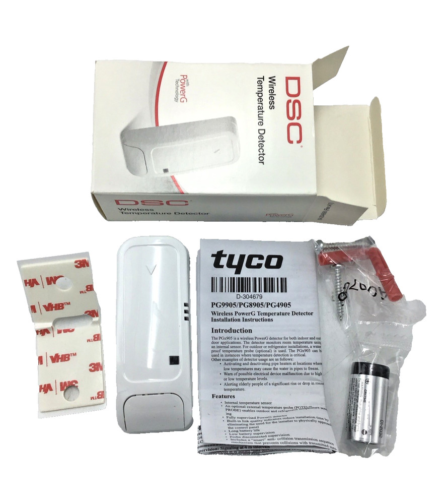 DSC PG9905 Wireless Temperature Detector