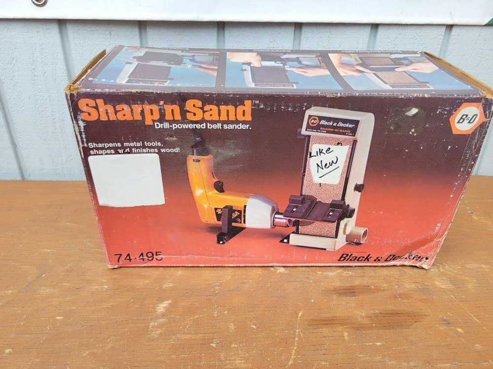 Black & Decker Sharp n' Sand Drill Powered Belt Sander
