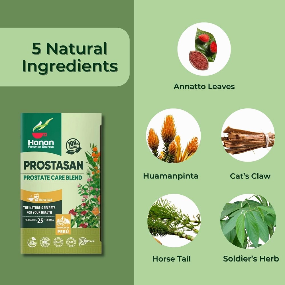 Prostasan Prostate Blend - Herbal Tea for Prostate Care from Peru