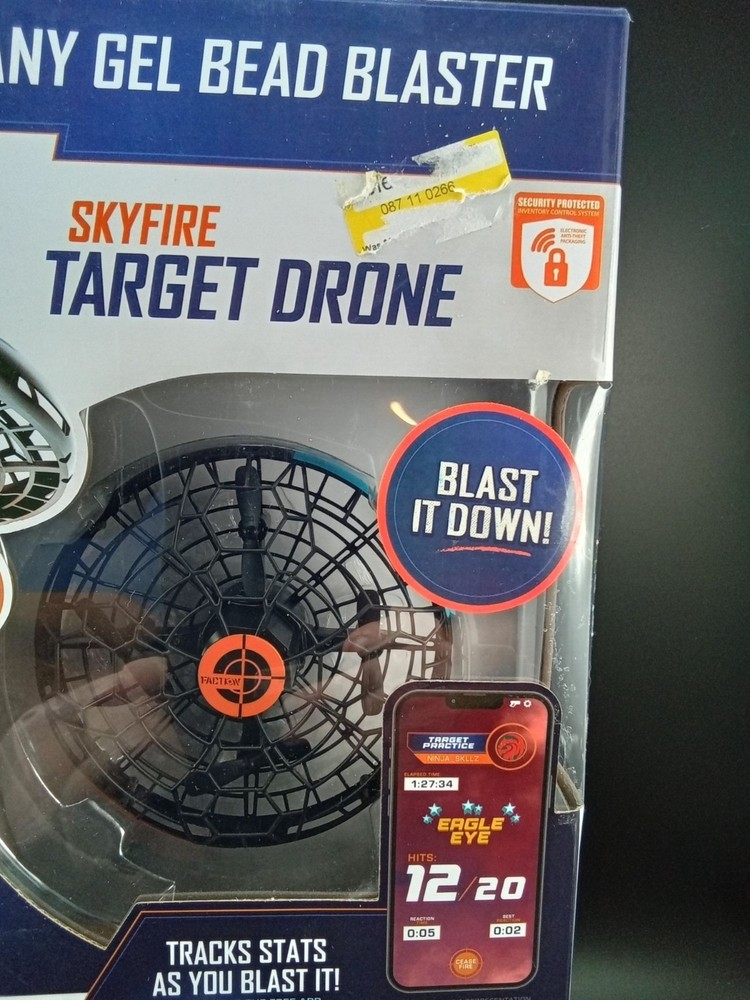 Faction Skyfire Target Drone Gel Battle System Bluetooth Enabled Drone Hits