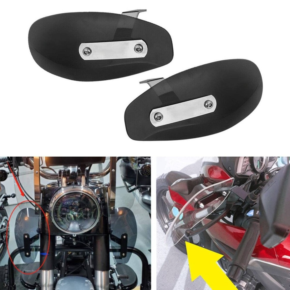 MZS Motorcycle Handguards, Hand Guards Wind Cold Clear Deflection