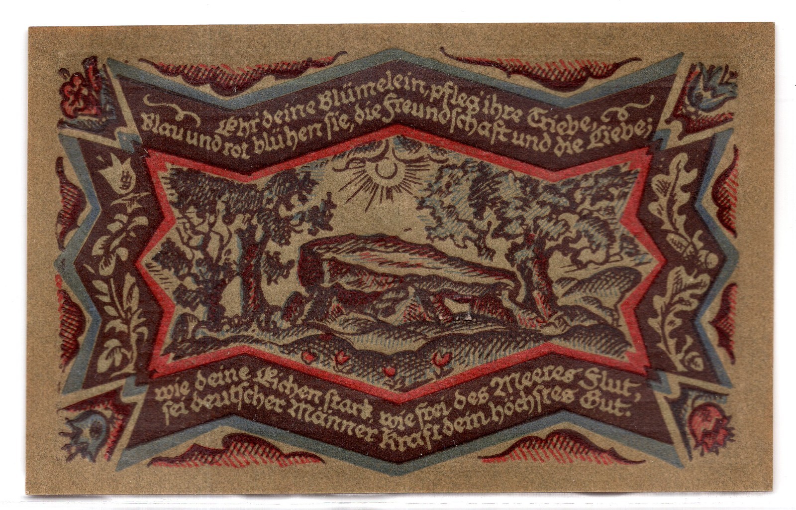 1921 Germany Oldenburg Notgeld 50 Pfennig Note (3968)