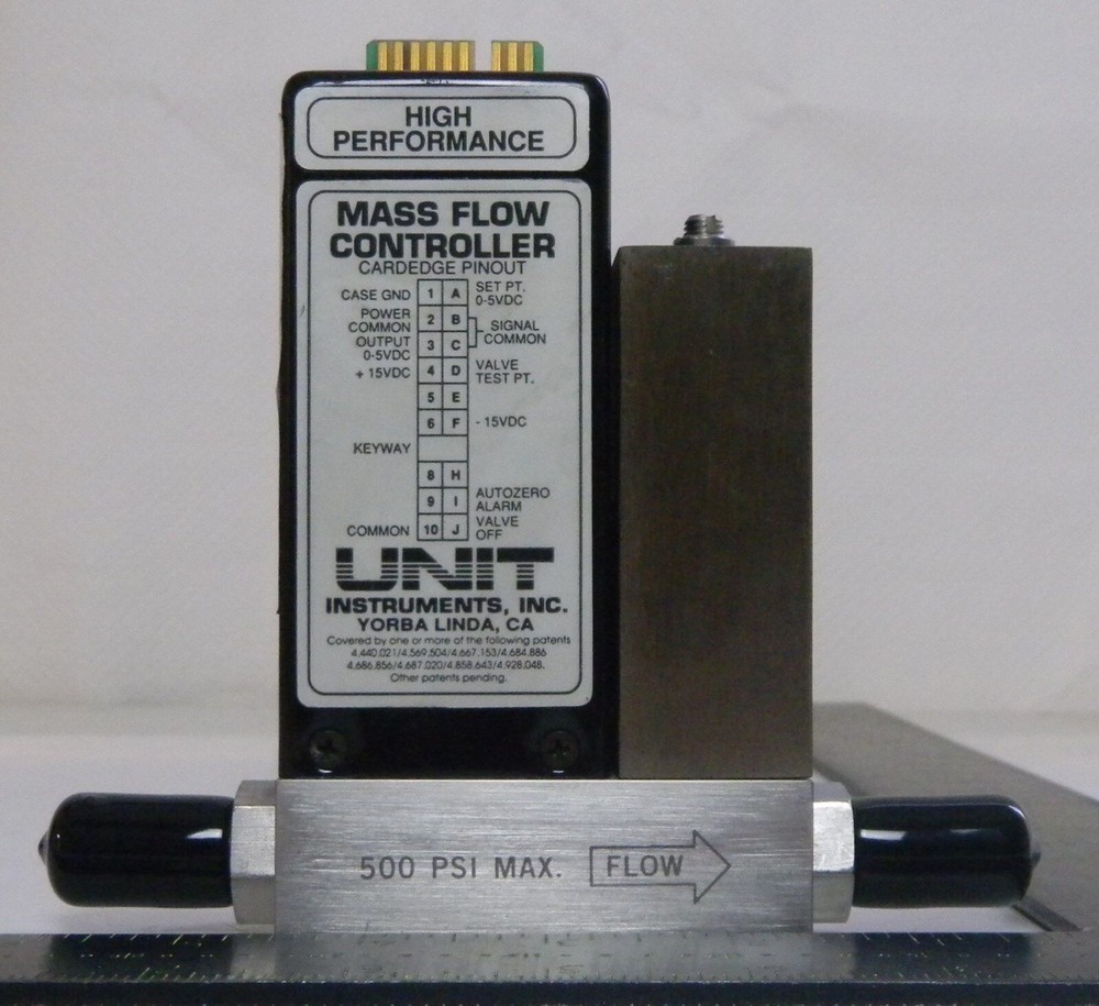 Unit UFC-1100A Mass Flow Controller, Gas- H2,Range- 10SLM, Used
