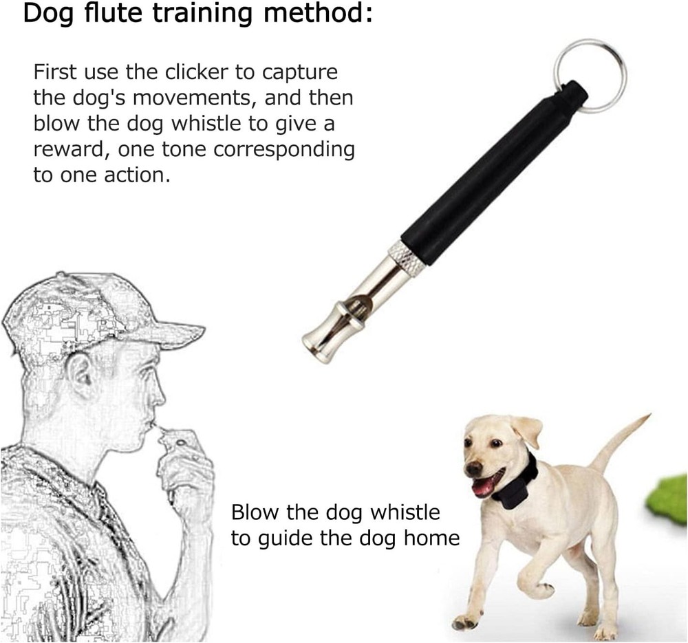 Adjustable Ultrasonic Dog Training Whistle - Silent and Effective Solution