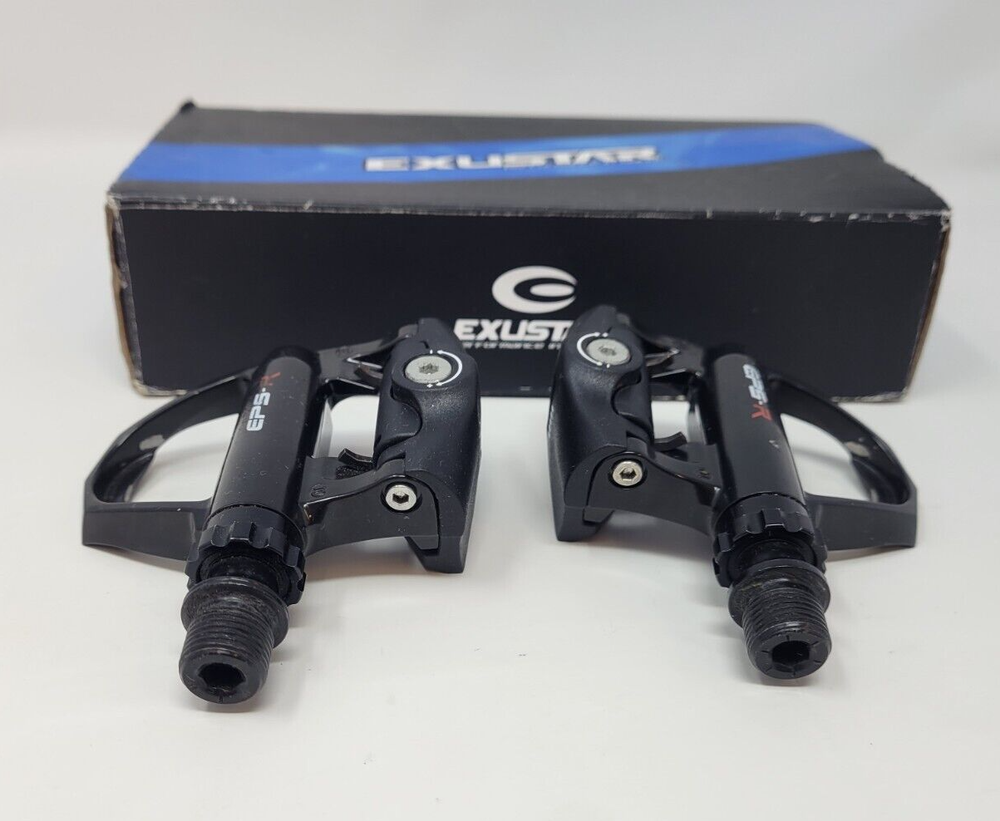 Exustar Clipless Road Pedals E-PR201 Black With Box