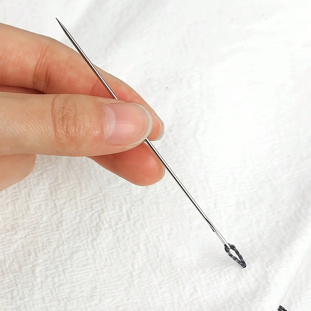 25PCS Large Eye Sewing Needles Set Easy Thread Hand Embroidery Assorted Leather