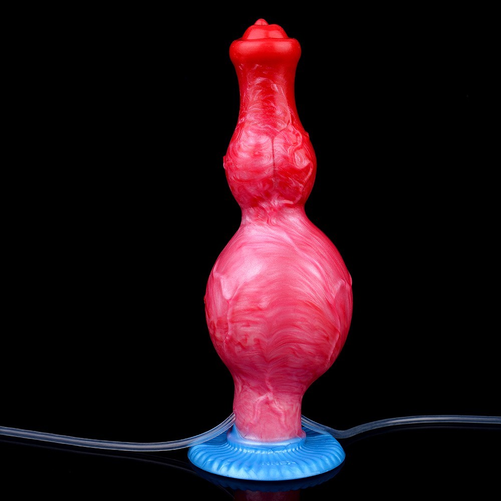 Inflatable Ejaculating Dildoe Realistic Squirting With Suction Cup Use Lubricate