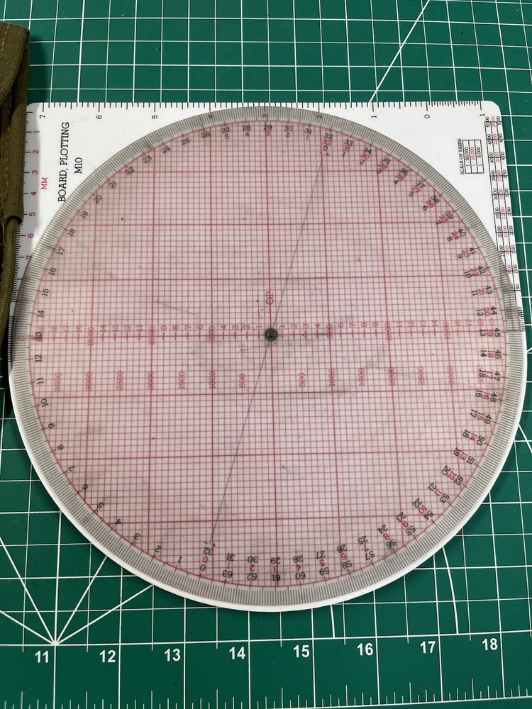 US M72 Carry Case w/ M10 Plotting Board