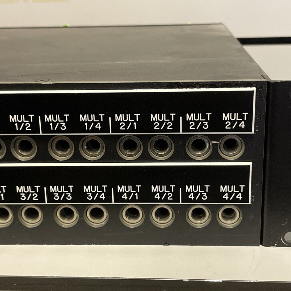 24x2 Audio Patch Bay Panel Rack Mount - COMMUNICATIONS CORPORATION - VERSAPATCH