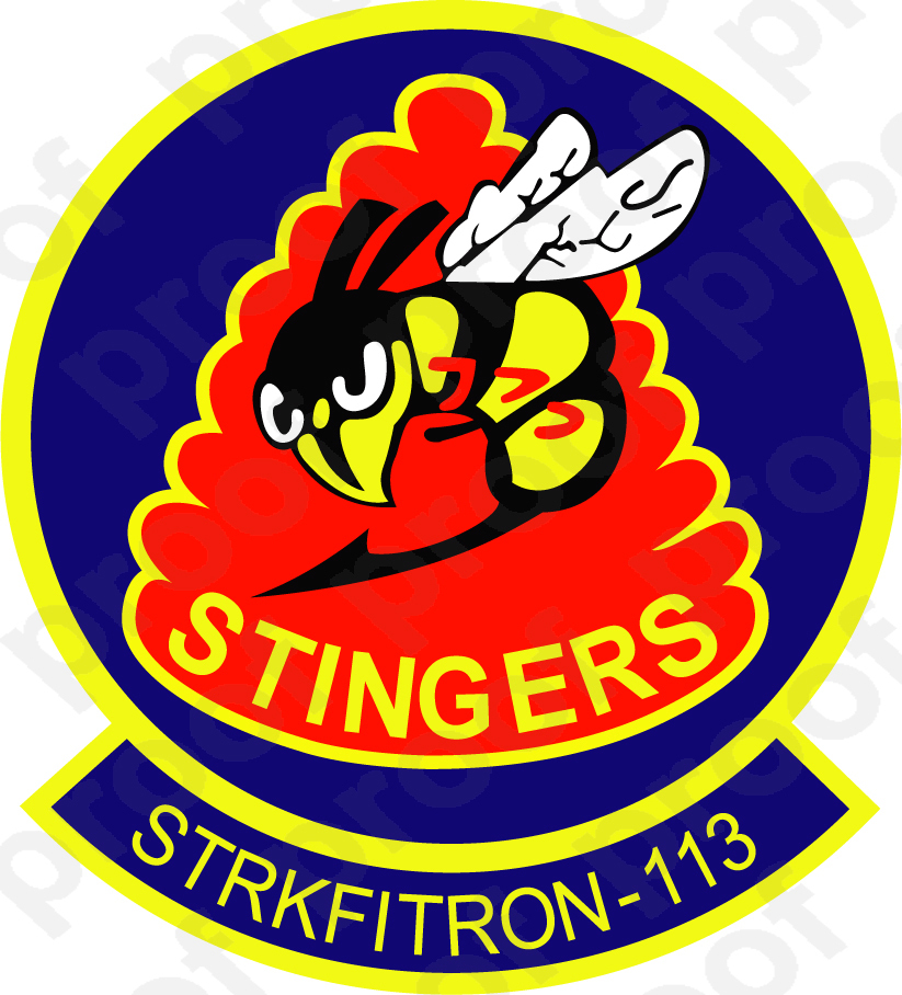 STICKER USN VFA 113 Stingers