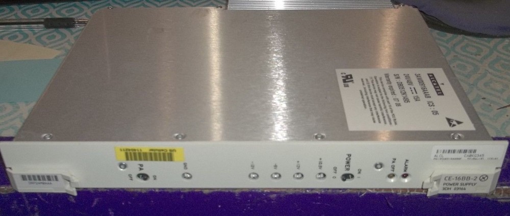 ALCATEL LUCENT CE-16BB-2 3DH 03164 POWER SUPPLY MODULE  (GG5)