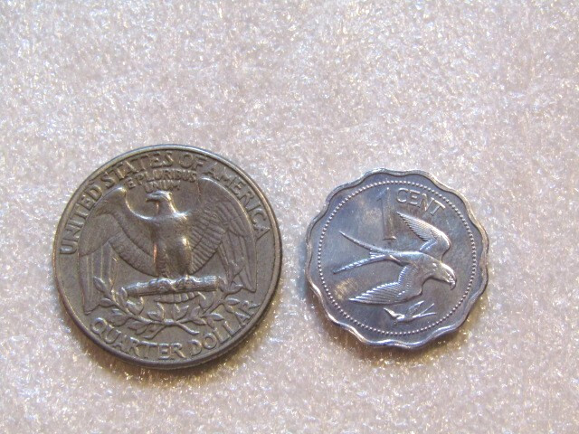 Belize 1977 1 Cent unc Coin