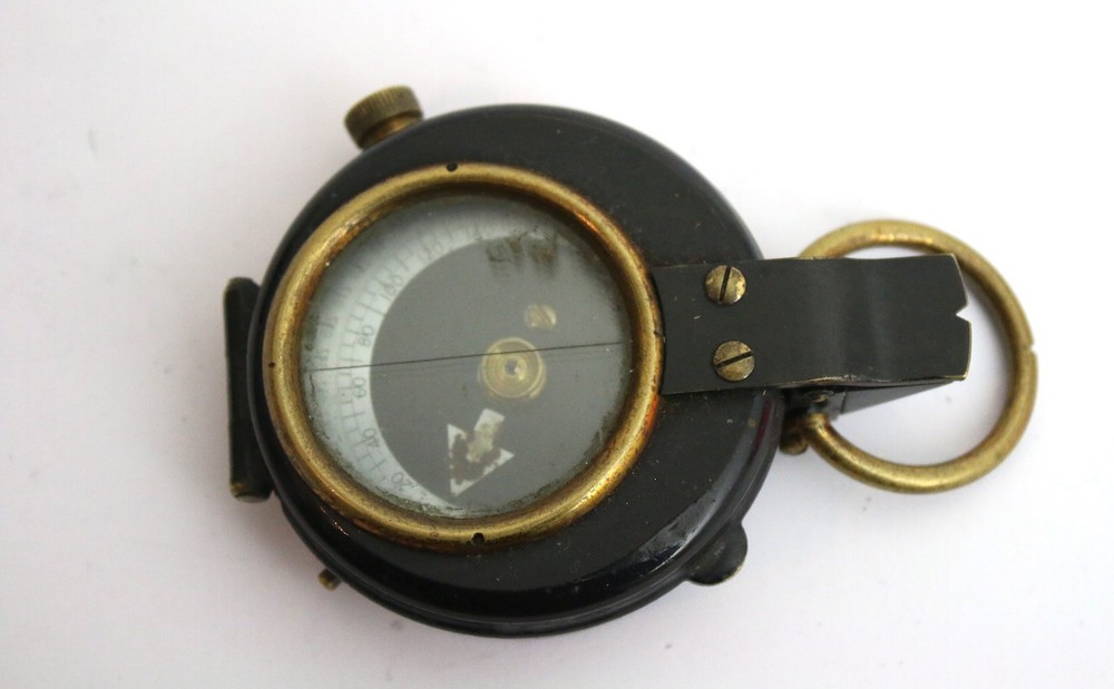 Antique WW1 Era prismatic marching compass