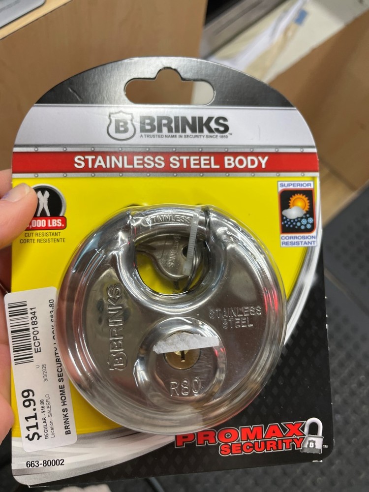 BRINKS HOME SECURITY LOCK 663-80002 (ECP018341)