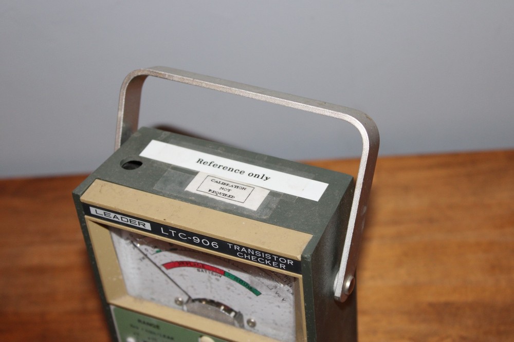 Leader LTC-906 Transistor Checker "Reference Use Only"